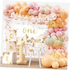 Little Pumpkin 1st Birthday Party Decorations Supplies, Pumpkin First Birthday