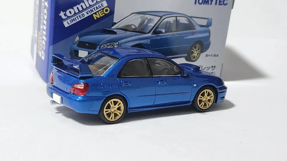 1:64 Tomica Limited Vintage Neo Tomytec LV-N336a Subaru Impreza WRX STi Diecast Foto 2 de 3