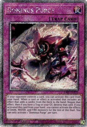 Dominus Purge (Platinum Secret Rare) RA05-EN150 - The Rarity Collection V