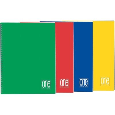 Blocco Spiralato One Color Blasetti - A4 - Quadretti 5 mm senza Margini - 60 Fog