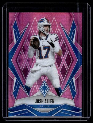 2025 Panini Phoenix Pink Winter Josh Allen 164/299 Buffalo Bills #129
