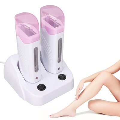 Double Depilatory Heater, Wax Warmer Machine, Portable Wax Warmer Machine for...