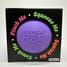 JUMBO Schylling Super NeeDoh The Groovy Glob PURPLE Sensory Squishy Fidget Ball