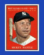1961 Topps Set-Break #475 Mickey Mantle MVP NM-MT OR BETTER *GMCARDS*