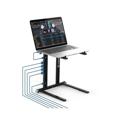 Reloop Advanced Laptop Stand with USB-C PD Hub (AMS, black (AMS-STAND-HUB)