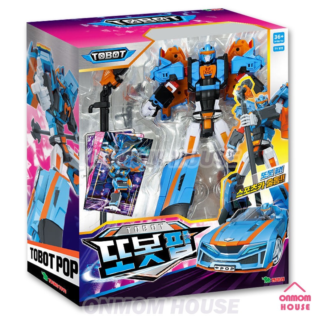 Tobot POP Convertible Sports Car Transforming Robot Figure Korean