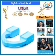 Jawline Exerciser for Men Women Face Slimmer Tones Jaw Neck Blue 40lb