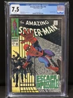 🔥CGC 7.5 WP AMAZING SPIDER-MAN #65 - JOHN ROMITA cover MARVEL 1968🔥