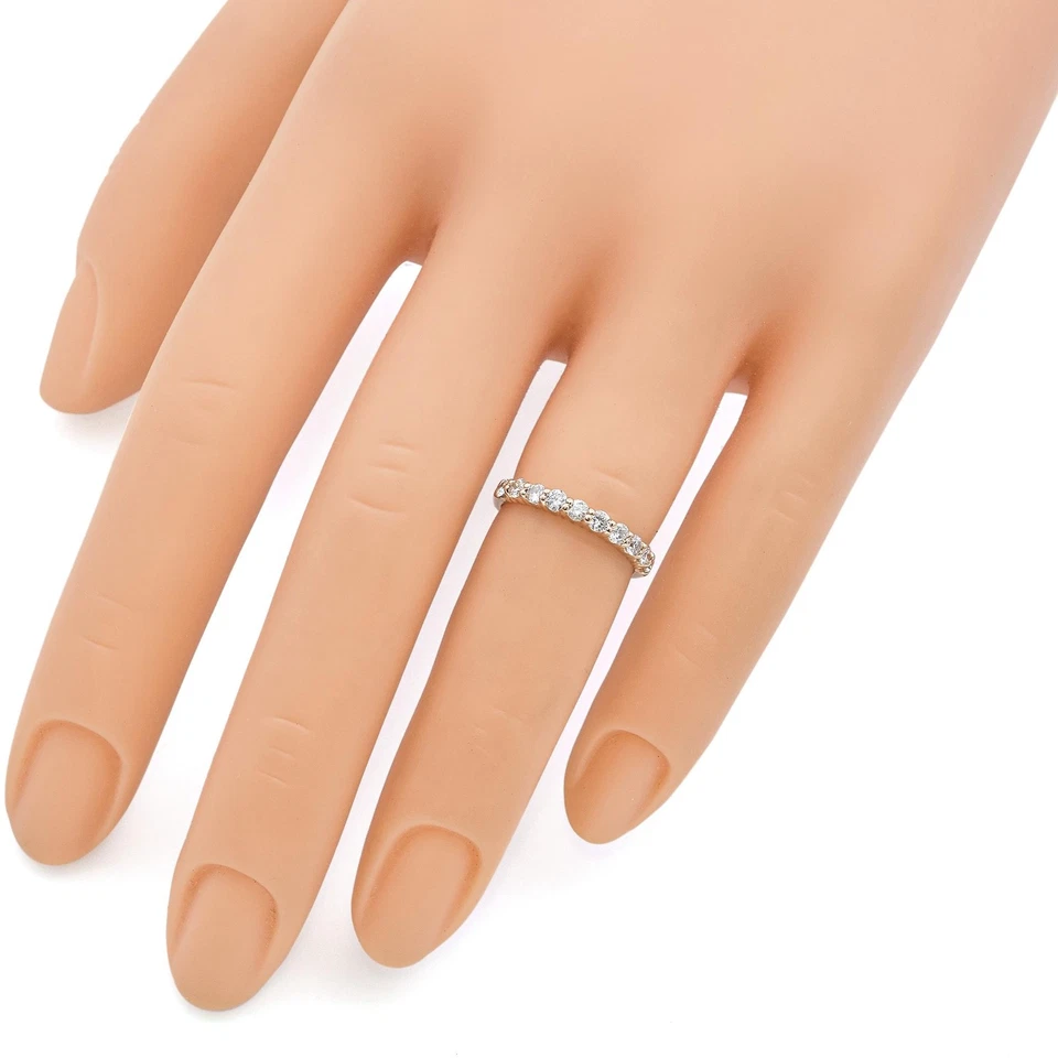 14k Rose Gold Semi-Eternity Diamond Band - Image 3 of 4