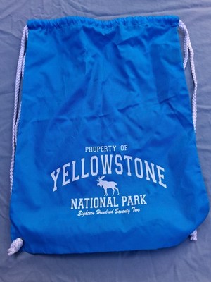 Yellowstone Praire Mountain Drawstring Backpack