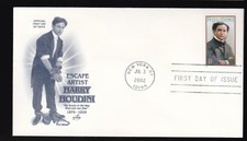 HARRY HOUDINI #3651 US FIRST DAY COVER 2002, ARTCRAFT CACHET FDC