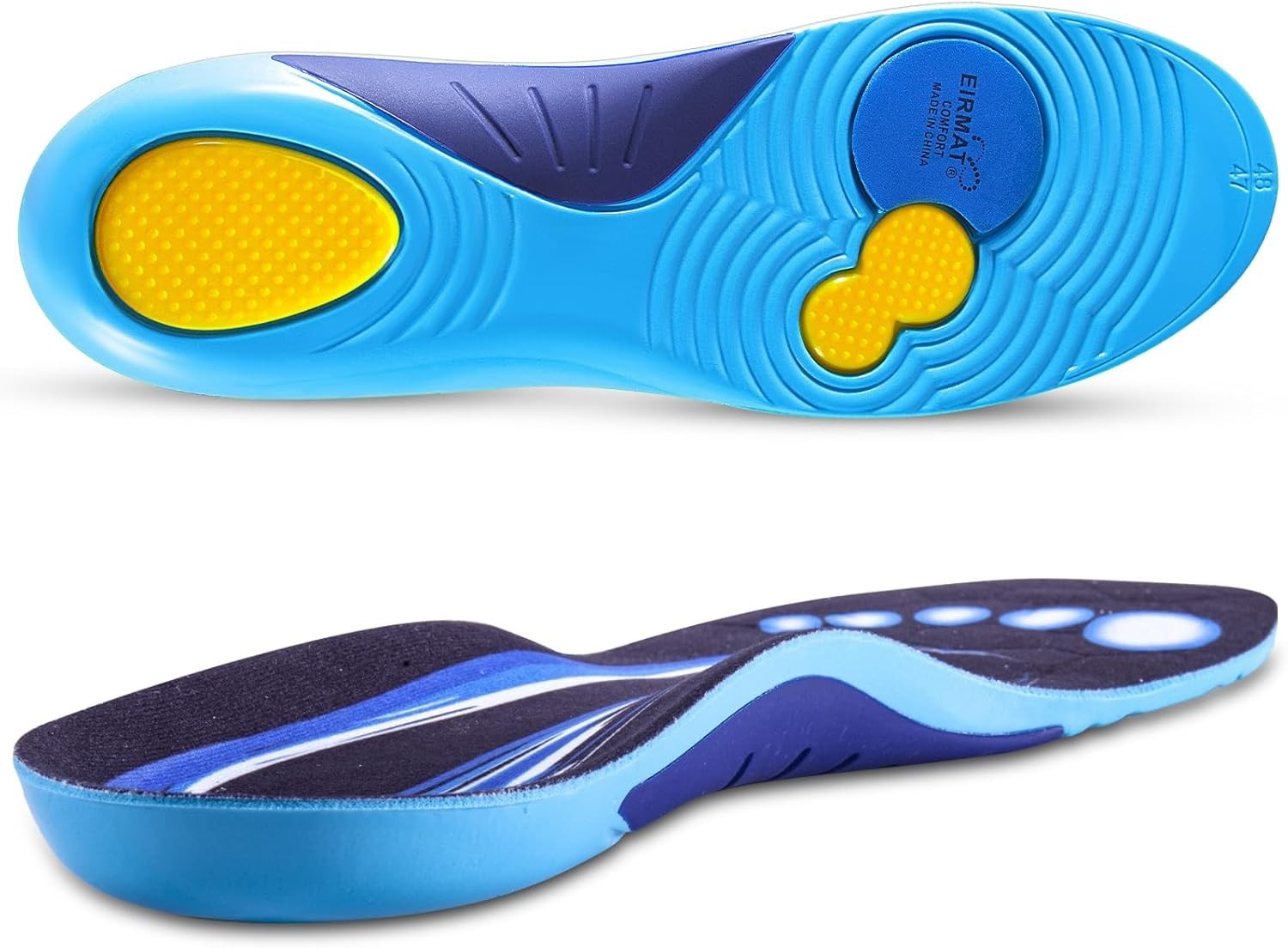 Work Massaging Gel Full Shoe Insole Sz 8-14 (1 Pair) Bran