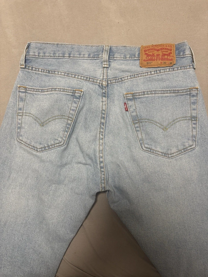 Levi's 501 Jeans für Herren - Blau, Größe W34/L30, Foto 4 von 5