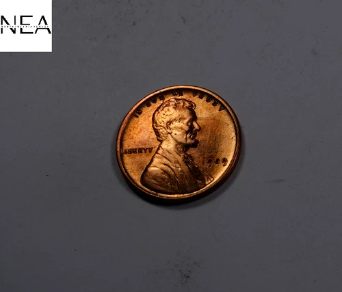 1909 VDB Lincoln Wheat Penny Cent ~ Choice BU Red ~ ZW617