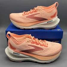 Brooks Glycerin 23 Women  s 5 B Running Shoes Athletic Gym Walking Coral Peach