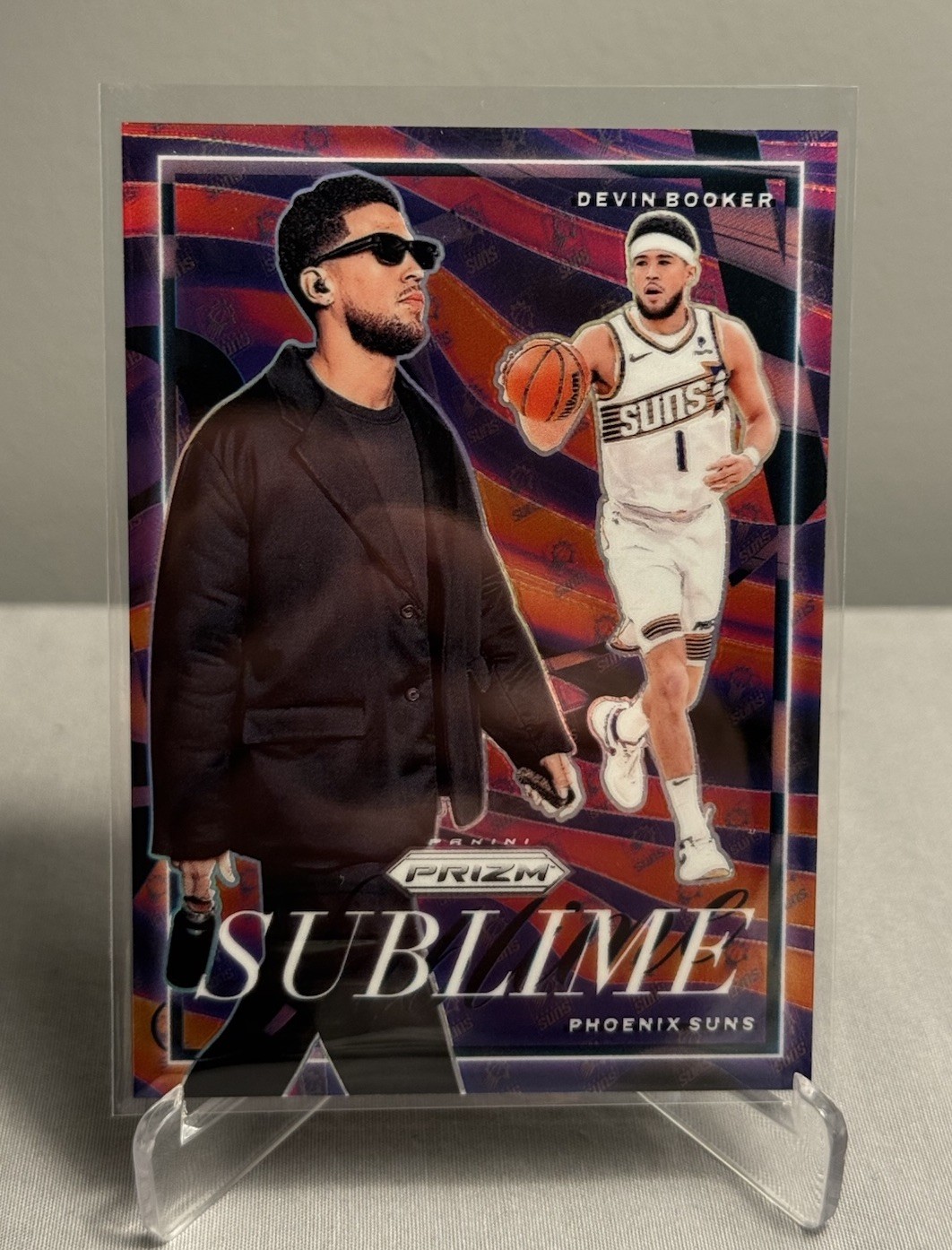 2024 Panini Prizm Devin Booker #3 Sublime Silver Prizm