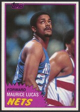 1981 Topps #79 Maurice Lucas Nets