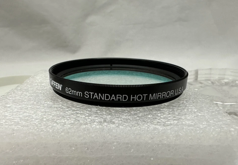 Tiffen 62mm Standard Hot Mirror Filter - with Box and Case - Made in USA - Image 3 of 4