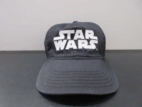 Star Wars Hat Cap Strap Back Black White Galaxys Edge Movie TV Show Mens