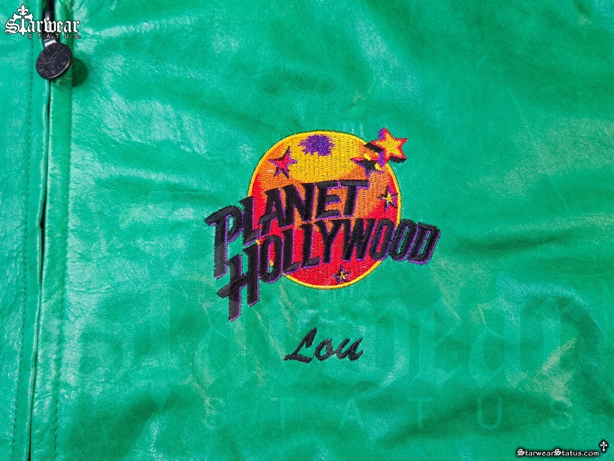 Incredible Hulk LOU FERRIGNO Owned Planet Hollywood Marvel Comics Leather Jacket image 5
