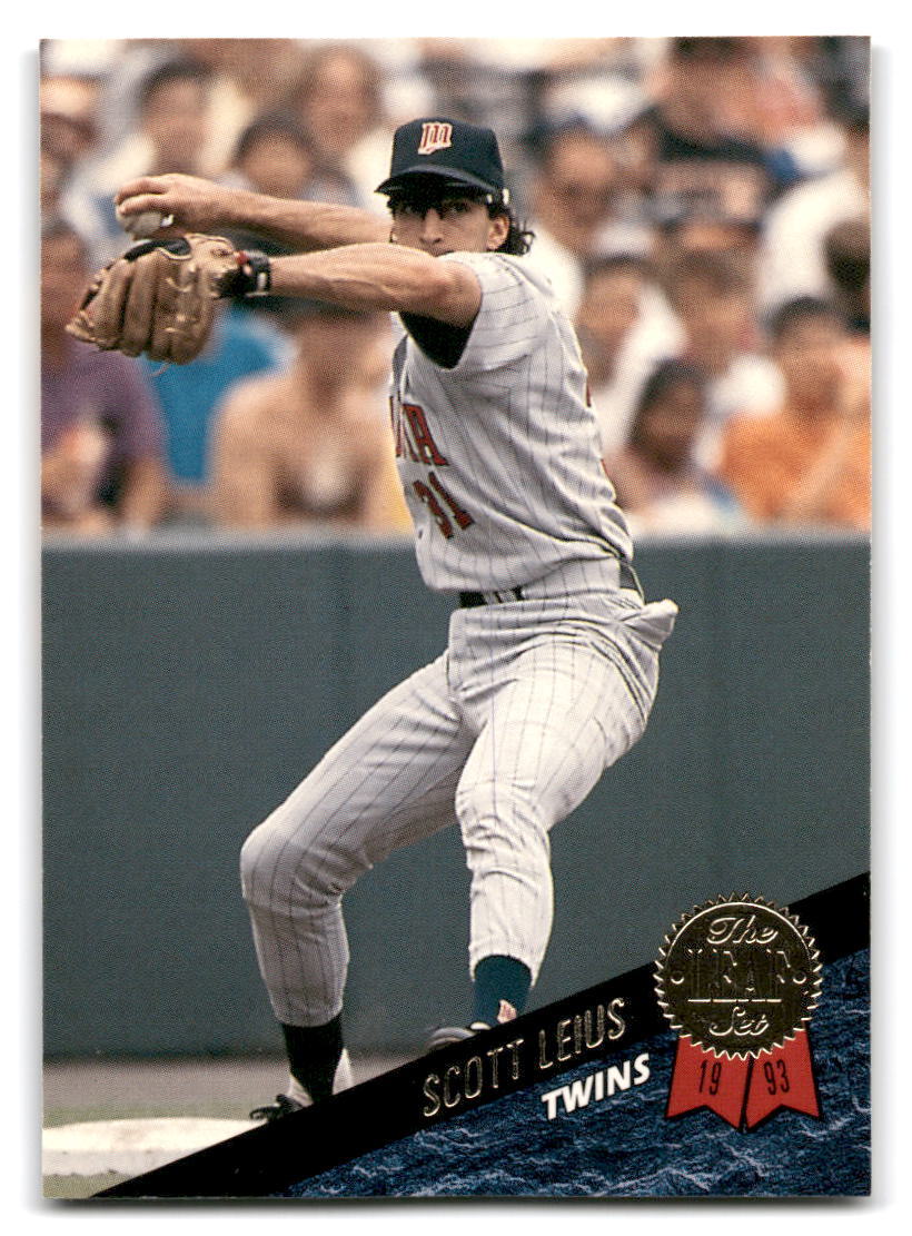 Scott Leius 1993 Leaf Baseball #208 Minnesota Twins