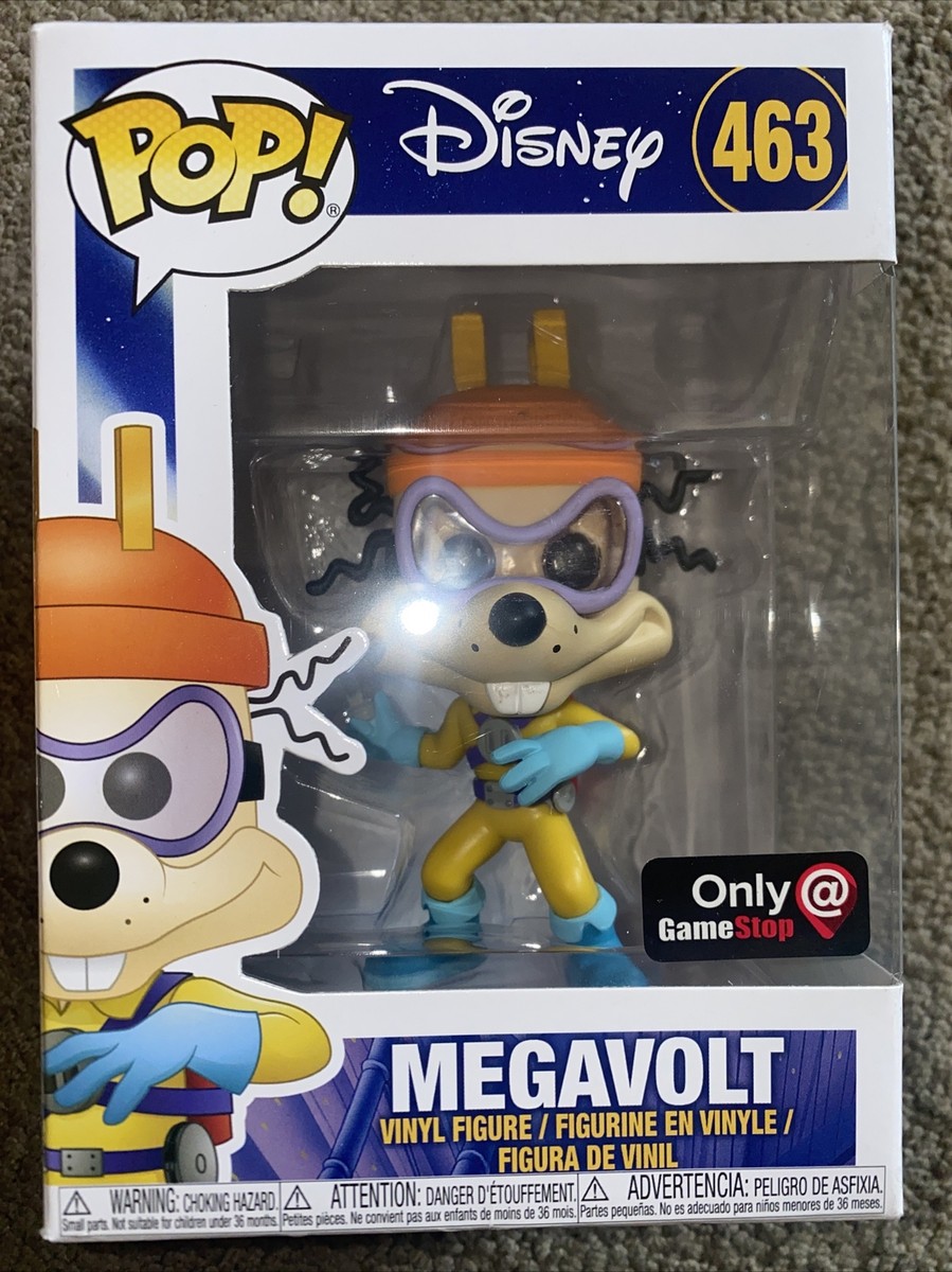 Funko Pop Disney Megavolt #463 GameStop Exclusive Glow Chase