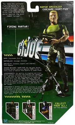 GI Joe Mortar Specialist Short-Fuze 12