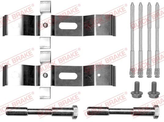 Quick Brake 109-0072 ZubehöRsatz, Scheibenbremsbelag FüR Alfa Romeo-image
