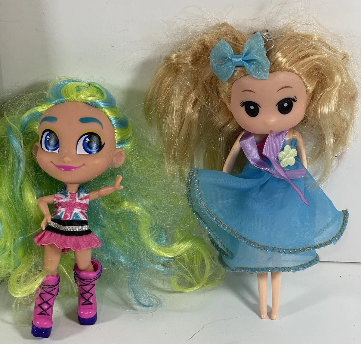 Doll Lot 5 Shopkins Shoppie 1 Just Play Hairdorables 2 Mattel 5 Tall