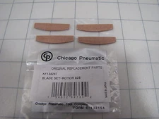 Set of 4 Chicago Pneumatic KF138247 Rotor Blade Set 828 Series Ratchet Drill NEW