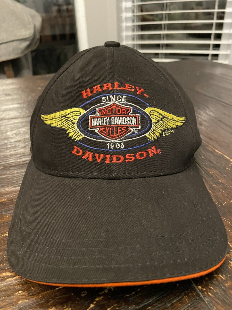 Harley Davidson Motorcycles Gold Wings Since 1903 Global Products Inc Hat  Cap