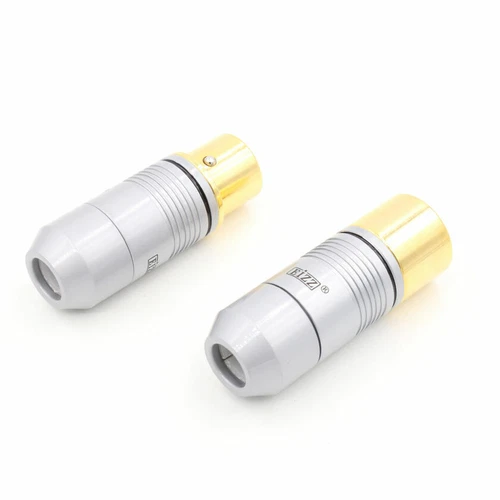 4pcs HIFI Audio XLR Cable Plug Pure Copper Gold Plated XLR Connector Male Female - Picture 10 of 12