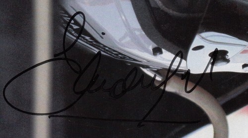 FOTOGRAFIA FIRMATA A MANO ELIO DE ANGELIS AUTOGRAFO FIRMA RIVISTA TAGLIO PAGINA - Foto 2 di 3