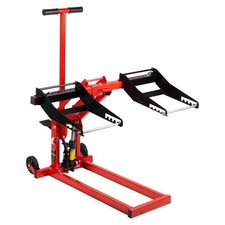 300 Lbs Adjustable Lawn Mower Lift Jack With Safety Lock, For Tractors, Atvs