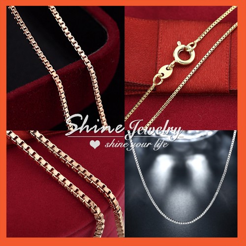KIDS GOLD GF SOLID BOX CHAIN 