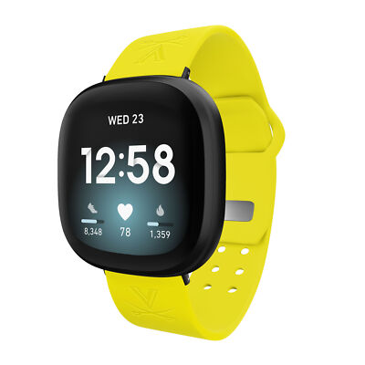 Affinity Bands Virginia Cavaliers Engraved Neon Fitbit Watchband