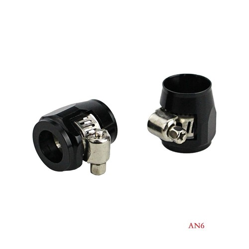 6an Straight Fitting AN6 6AN Hose Finishers - 10PCS Black, For Fuel, Oil, Gas Lines, HEX-6 Clamps An Fitting - Foto 7