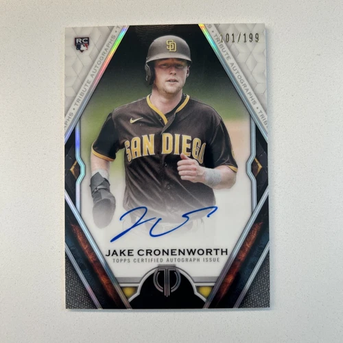 2021 Topps Tribute Jake Cronenworth San Diego Padres Rookie On Card Auto 101/199