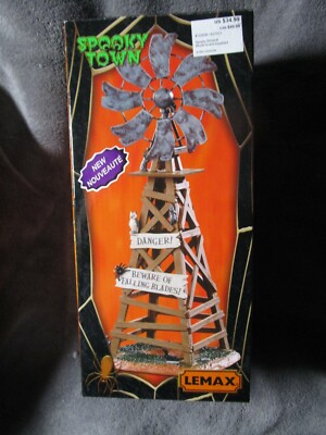 Spooky Windmill Halloween Lemax Spooky Town, Spooky Windmill 2020 | eBay