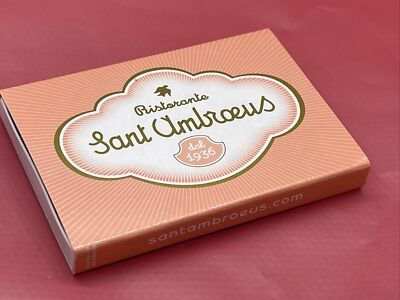 Sant Ambroeus Palm Beach Matchbook