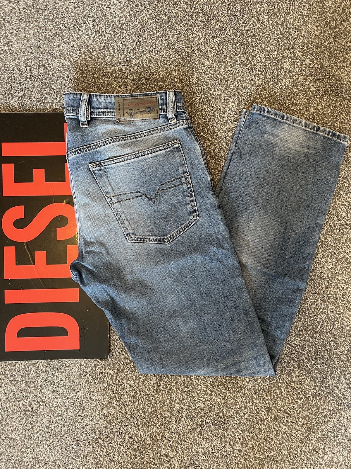 Diesel Waykee Regular Straight Stretch Jeans W32 L32 Excellent Condition