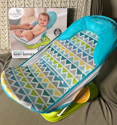 SUMMER INFANT Baby Bath Sling Bather Foldable and Washable New In the Box (Bx 8)