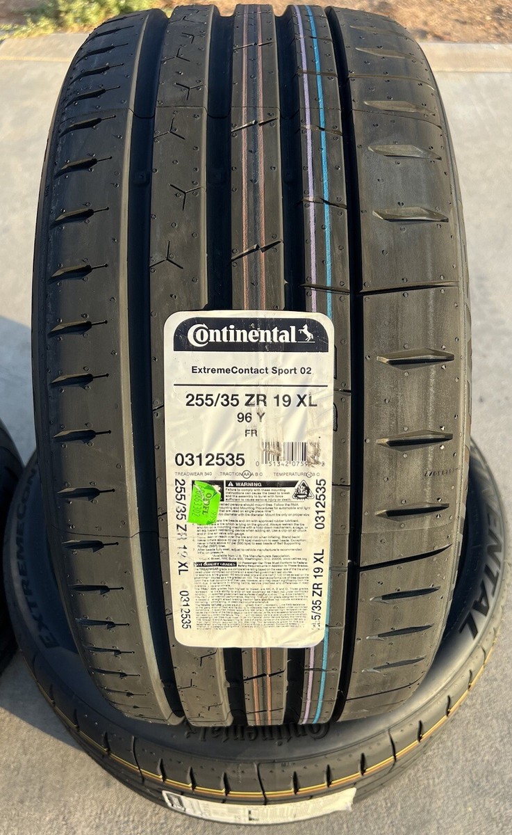 ღSaki❛□❛✿専用 SP SPORT 255/35/19 275/35/19 Amazon.com: Continental ExtremeContact Sport 02 Summer 255
