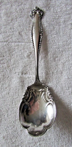Canterbury Towle Sterling Silver Sugar Shell Preserve Spoon
