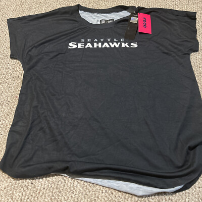 nfl team apparel Seattle Seahawks Black Xl Tee Womens NFL.com Sports Football