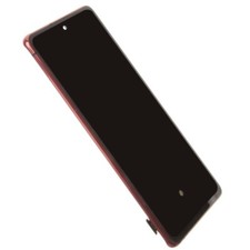 OLED Digitizer Frame Assembly for Samsung Galaxy S20 FE Red Aftermarket