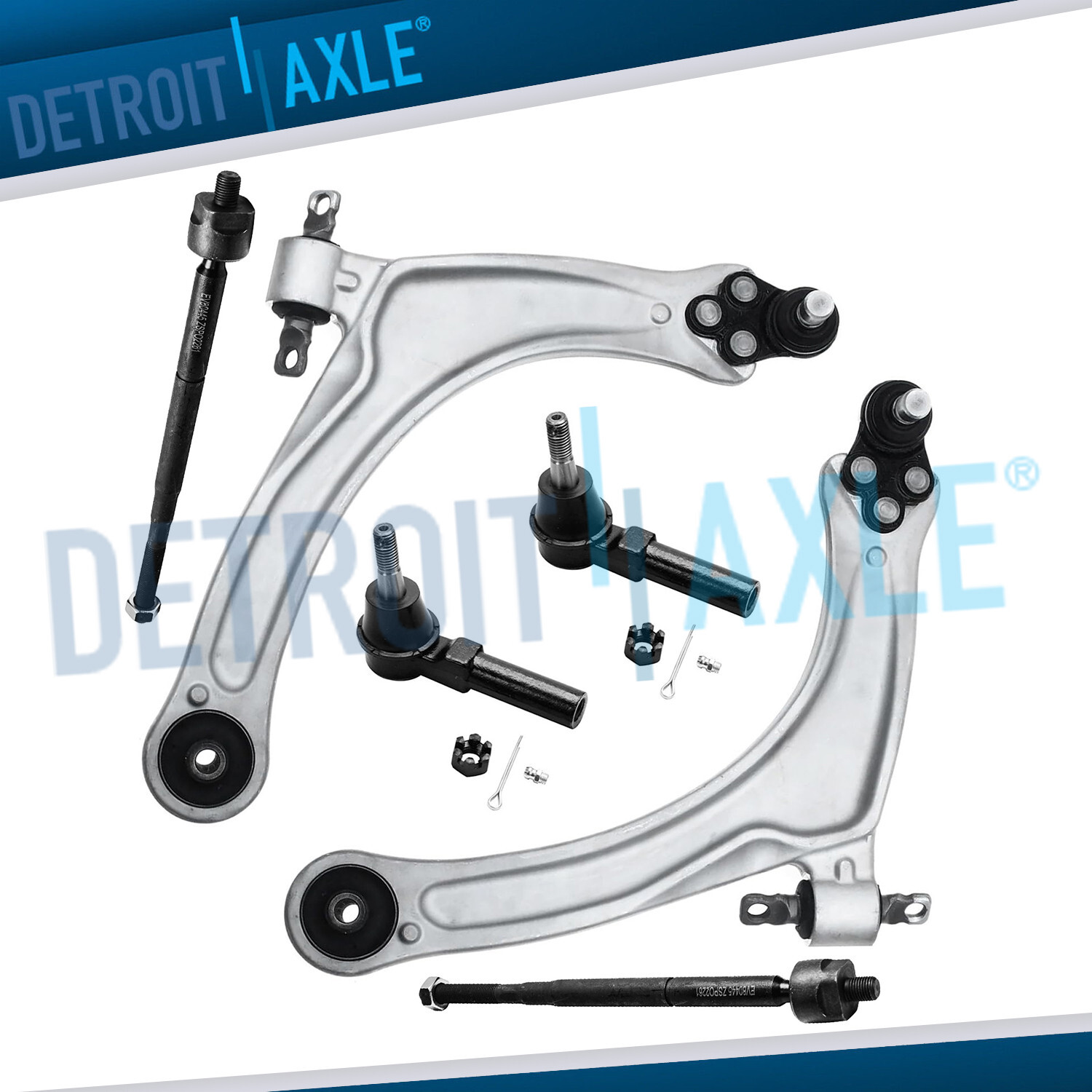 Front Lower Control Arms Tie Rod Ends Kit for 2005 2011 Cobalt HHR G5