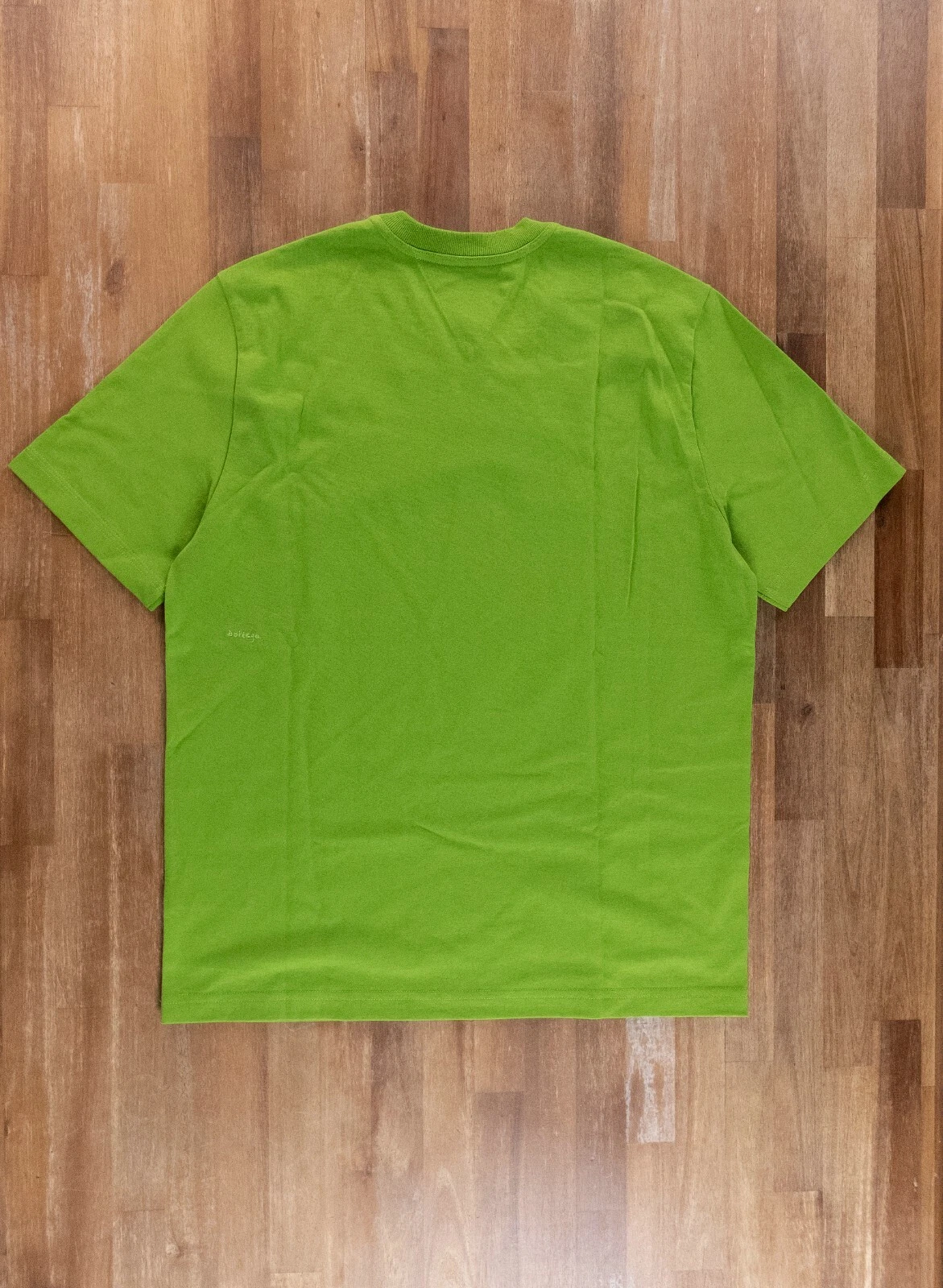 T shirt BOTTEGA VENETA Sunrise cotone verde tinta unita taglia media autentica nuova con etichetta