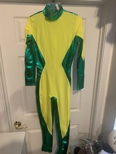 New Forplay Out For Vengeance Banshee Superhero X-Men Adult Sz M/L Yellow Green