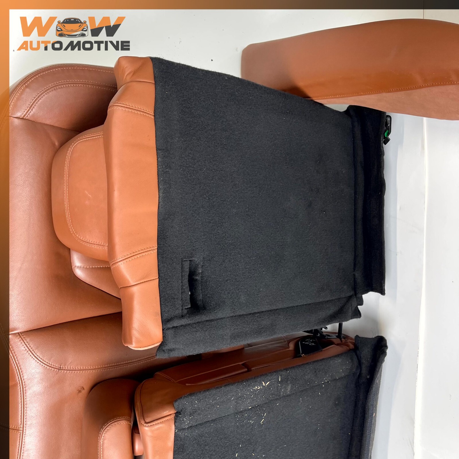 14-17 MASERATI GHIBLI REAR SECOND 2nd ROW SEAT ASSEMBLY BROWN OEM